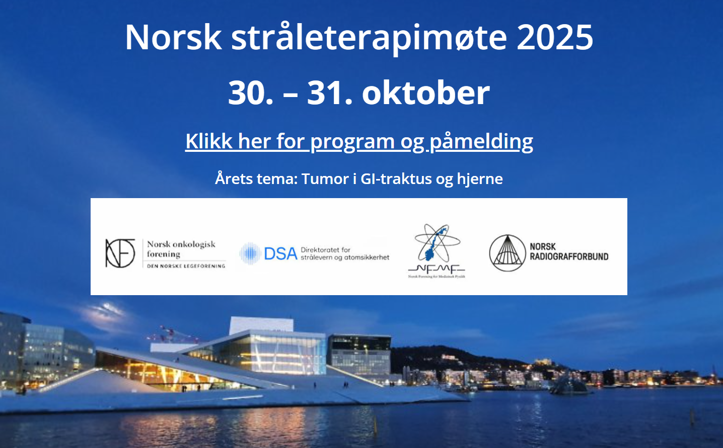 Stråleterapimøte 2025